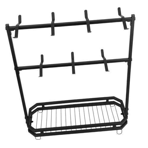 FUNNETOYU Stöckiger Kaffeetassenhalter aus Robustem Platzsparender Becherorganizer für Küche Büro und Wohnzimmer Vielseitiges Tee und Kaffeetassen Regal mit Stilvollem Design zur von FUNNETOYU