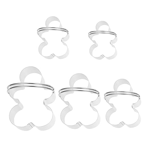 FUNNETOYU Teiliges Backformen mit Griffen Vielseitige Ausstechformen für Kekse Fondant Kuchen Gebäck Leicht zu Reinigen Platzsparend für Haushalt und Bäckerei von FUNNETOYU