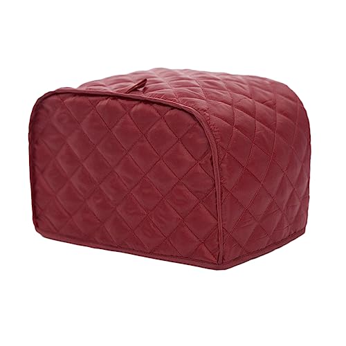 FUNNETOYU Toasterabdeckung für Scheiben Toaster aus Polyester Baumwoll Mischung Rot Passend für Küchen und Restaurantbedarf Schützt vor Schmutz und Flecken FUNNETOYU Toasterabdeckung für Scheiben Toaster aus Polyester Baumwoll Mischung Rot Passend für Küchen und Restaurantbedarf Schützt vor Schmutz und Flecken von FUNNETOYU