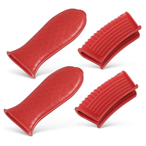 FUNNETOYU Topfgriffschoner Teiliges Hitzebeständig Flexibel Topfgriffschutz mit Aufhängeloch für Sicheren Griff und Schutz vor Verbrennungen Beim Kochen FUNNETOYU Topfgriffschoner Teiliges Hitzebeständig Flexibel Topfgriffschutz mit Aufhängeloch für Sicheren Griff und Schutz vor Verbrennungen Beim Kochen von FUNNETOYU