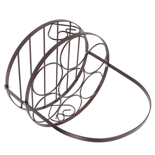 FUNNETOYU Tragbarer Bierflaschenhalter mit Griff Edelstahl Bierträger Korb Robuster Handlicher Getränketräger für Restaurant Hotel Picknick und Zuhause von FUNNETOYU