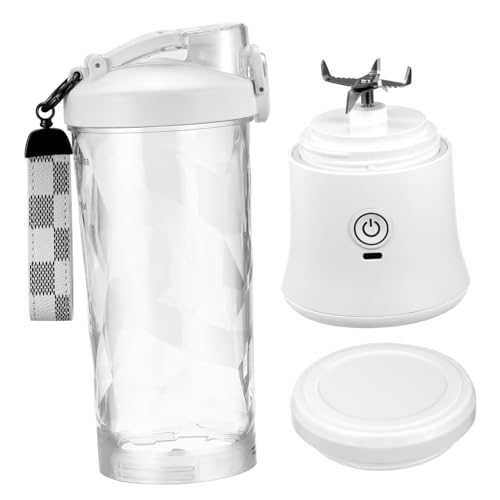 FUNNETOYU Tragbarer Juicer Multifunktionale Saftmischflasche Für Frische Säfte Und Wiederaufladbar Für Büro Und Sport Transparenter Becher FUNNETOYU Tragbarer Juicer Multifunktionale Saftmischflasche Für Frische Säfte Und Wiederaufladbar Für Büro Und Sport Transparenter Becher von FUNNETOYU