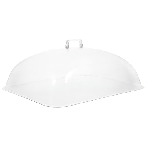 FUNNETOYU Transparente Rechteckige Lebensmittelabdeckung aus Strapazierfähigem Material mit Ergonomischem Griff Staubdichter Schutz für Kuchen Snacks und Speisen Praktisch für Küche und FUNNETOYU Transparente Rechteckige Lebensmittelabdeckung aus Strapazierfähigem Material mit Ergonomischem Griff Staubdichter Schutz für Kuchen Snacks und Speisen Praktisch für Küche und von FUNNETOYU
