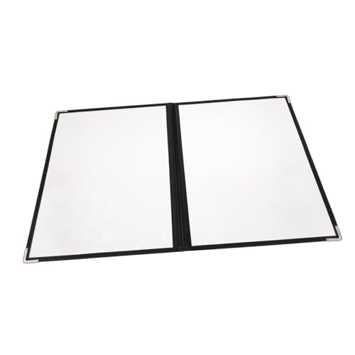 FUNNETOYU Transparenter PVC Menüordner mit Seiten Flächen Leichter Rutschfester Speisekartenhalter Flach Lesbar für Restaurantgäste Praktischer Gastronomie Menüfolder FUNNETOYU Transparenter PVC Menüordner mit Seiten Flächen Leichter Rutschfester Speisekartenhalter Flach Lesbar für Restaurantgäste Praktischer Gastronomie Menüfolder von FUNNETOYU