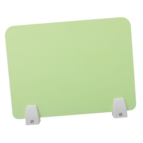 FUNNETOYU Trennwand Schreibtisch PVC Metall Schutzplatte Robust Stoßfest Tragbar Einfache Büro Schule Sichtschutzwand für Studenten Nies und Spritzschutz von FUNNETOYU