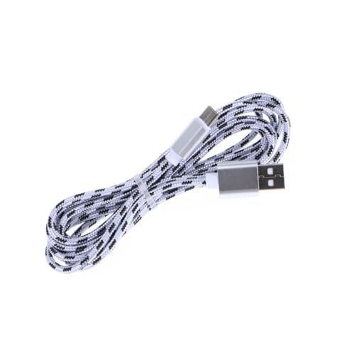 FUNNETOYU Type C USB C Kabel Nylon Geflochten Schnellladekabel Datenkabel Kompatibel mit Smartphones Tablets für Zuhause Büro Auto Reise Silber FUNNETOYU Type C USB C Kabel Nylon Geflochten Schnellladekabel Datenkabel Kompatibel mit Smartphones Tablets für Zuhause Büro Auto Reise Silber von FUNNETOYU