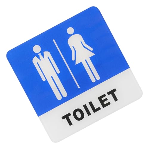 FUNNETOYU Unisex Wc Schild Acryl Selbstklebend Lesbar für Badezimmer und Toilettentüren Geeignet für Zuhause Büro Restaurant Innen und Außenbereiche Modernes Design Einfache FUNNETOYU Unisex Wc Schild Acryl Selbstklebend Lesbar für Badezimmer und Toilettentüren Geeignet für Zuhause Büro Restaurant Innen und Außenbereiche Modernes Design Einfache von FUNNETOYU