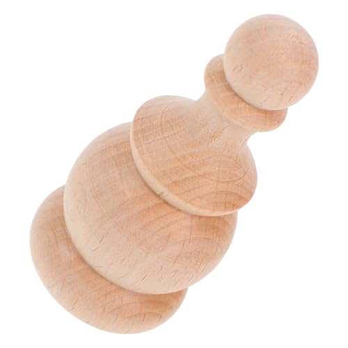 FUNNETOYU Unlackierte Holz Finials für Möbel Klassisches Römisches Brückendesign Dekorative Geschnitzte Holzornamente für Treppen Bettpfosten und DIY Wohnkultur von FUNNETOYU