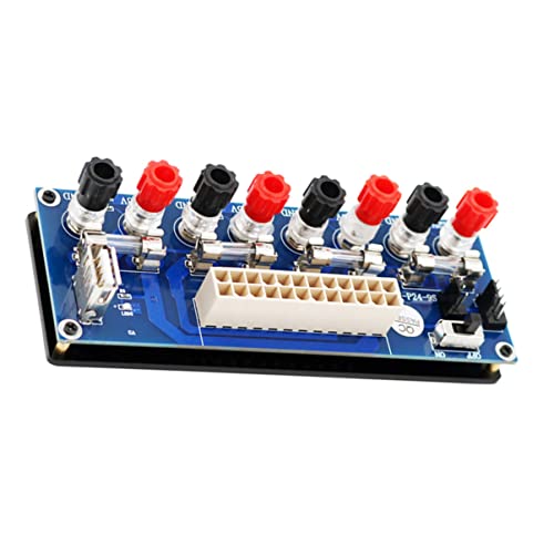 FUNNETOYU Verdrahtung der Leistungsklemmen Leistungsplatine Leistungsmodulplatine Power Supplies Power Supply Steckbrett 20-poliger Ausgangsanschluss ATX transferboard Leiterplatte von FUNNETOYU