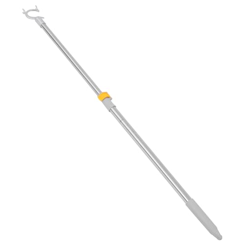 FUNNETOYU Teleskop Kleiderstange aus Robustem Verstellbare Wäscheleine für Balkon und Kleiderschrank Einziehbare Wäscheleiste mit Haken für Einfache Nutzung von FUNNETOYU