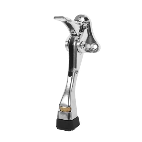 FUNNETOYU Verstellbarer Türstopper Aluminiumlegierung Fußbedienter Rutschfester Gummiboden Schwerer Türhalter für Bodenarten Langlebig und Verschleißfest für Zuhause und Garage FUNNETOYU Verstellbarer Türstopper Aluminiumlegierung Fußbedienter Rutschfester Gummiboden Schwerer Türhalter für Bodenarten Langlebig und Verschleißfest für Zuhause und Garage von FUNNETOYU