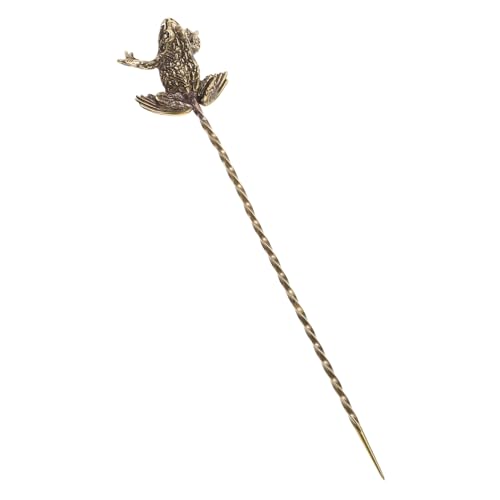 FUNNETOYU Vintage Messing Tea Needle mit Feiner Spitze für Teezeremonie Multifunktional als Teekannen Teegeschirr reinigungsnadel Dekorativer Haarnadel stil Stilvolles Chinesisches von FUNNETOYU