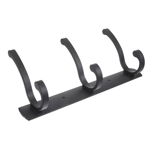 FUNNETOYU Wandmontierter Kleiderhaken aus Aluminium mit Haken Robuste und Langlebige Garderobe für Kleidung Hüte und Jacken Praktischer Aufhänger für Badezimmer und Flur FUNNETOYU Wandmontierter Kleiderhaken aus Aluminium mit Haken Robuste und Langlebige Garderobe für Kleidung Hüte und Jacken Praktischer Aufhänger für Badezimmer und Flur von FUNNETOYU