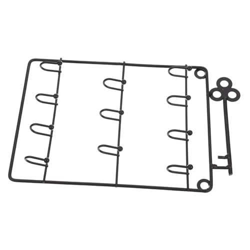 FUNNETOYU Wandmontierter Schlüsselhalter aus Schwarzem Metall Dekorativer Aufhänger für Flur und Eingang Stabiler Storage Hook Kreatives Design Einfach zu Reinigen und Langlebig FUNNETOYU Wandmontierter Schlüsselhalter aus Schwarzem Metall Dekorativer Aufhänger für Flur und Eingang Stabiler Storage Hook Kreatives Design Einfach zu Reinigen und Langlebig von FUNNETOYU