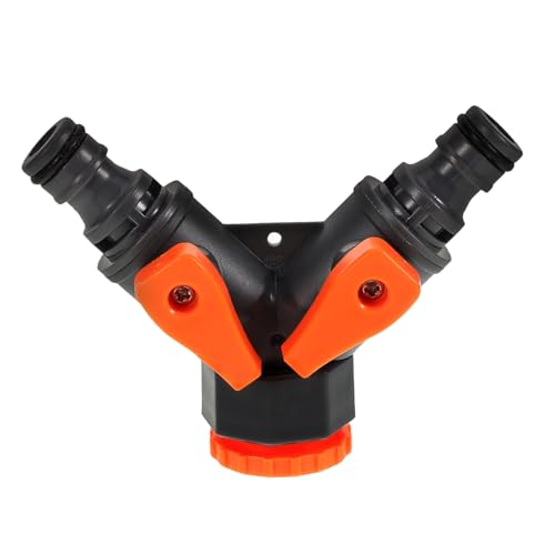 FUNNETOYU Wege Wasserhahn Verteiler Adapter mit Absperrventil Langlebiger Kunststoff Splitter für Waschmaschine und Gartenschlauch Einfache Installation Dicht und Vielseitig für FUNNETOYU Wege Wasserhahn Verteiler Adapter mit Absperrventil Langlebiger Kunststoff Splitter für Waschmaschine und Gartenschlauch Einfache Installation Dicht und Vielseitig für von FUNNETOYU