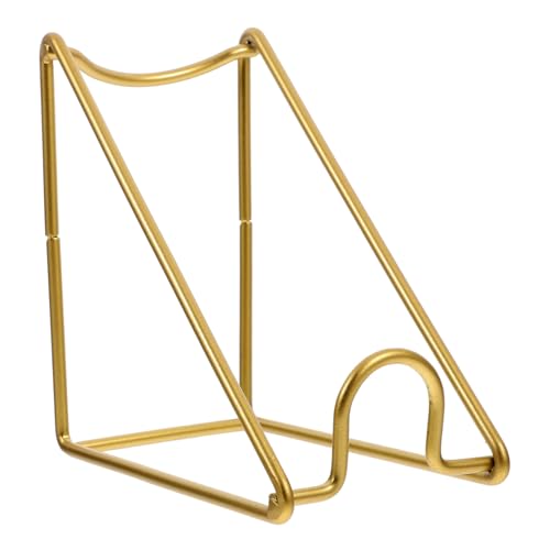 FUNNETOYU Weinregal Stand Tischplatte industriell einfach Rot Flaschenregal flaschenhalter Zähler/Desktop -Display Ständer Rack Flaschenständer zum Ausstellen Tischregal Eisen Golden von FUNNETOYU