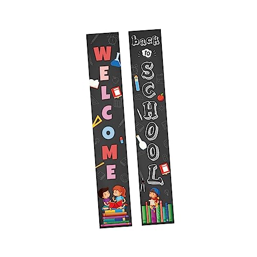 FUNNETOYU Willkommenshänger für Schulanfang Dekorative Türcouplets für Klassenzimmer und Lehrerbüro Wiederverwendbares Banner für Neue Semester Geeignet für Glatte Oberflächen FUNNETOYU Willkommenshänger für Schulanfang Dekorative Türcouplets für Klassenzimmer und Lehrerbüro Wiederverwendbares Banner für Neue Semester Geeignet für Glatte Oberflächen von FUNNETOYU