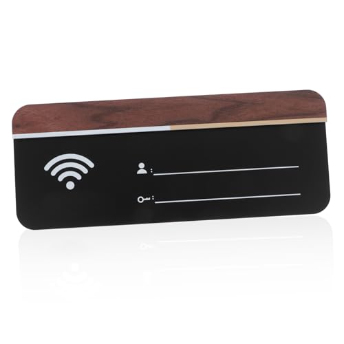 FUNNETOYU Wlan Passwortschild Acryl Wandmontage Wifi Passwort Schild für Zuhause Hotel Restaurant Gästezimmer Dekoratives Wifi Schild zur Einfachen Passwortanzeige FUNNETOYU Wlan Passwortschild Acryl Wandmontage Wifi Passwort Schild für Zuhause Hotel Restaurant Gästezimmer Dekoratives Wifi Schild zur Einfachen Passwortanzeige von FUNNETOYU