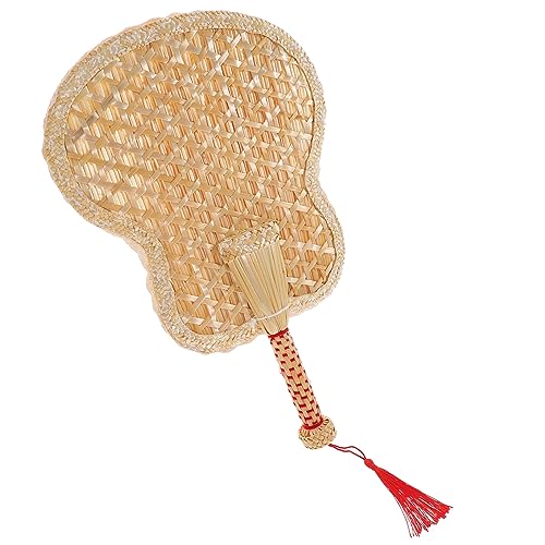 FUNNETOYU Woven Summer Hand Fan Tragbarer Handfächer aus Dekorativer für Sommerpartys Strand und Zuhause Handgefertigter Kühlfächer mit Natürlichem Flair FUNNETOYU Woven Summer Hand Fan Tragbarer Handfächer aus Dekorativer für Sommerpartys Strand und Zuhause Handgefertigter Kühlfächer mit Natürlichem Flair von FUNNETOYU