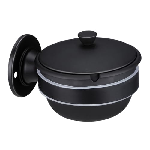 FUNNETOYU wandmontierter Aschenbecher klein Aschenbecher aus Wandaschenbecher im Freien retro Schüssel montierbar Zigarre Rostfreier Schwarz FUNNETOYU wandmontierter Aschenbecher klein Aschenbecher aus Wandaschenbecher im Freien retro Schüssel montierbar Zigarre Rostfreier Schwarz von FUNNETOYU