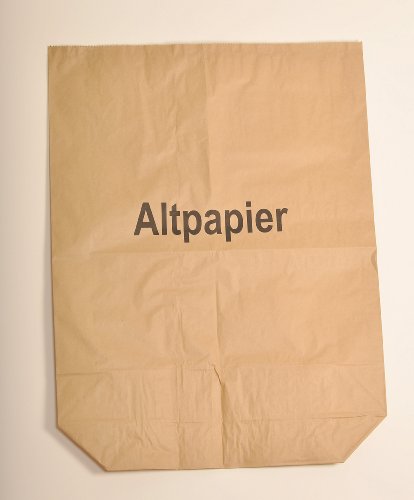 100 Stk. Papiermüllsäcke 120l "Altpapier" Bio Müllsäcke Müllbeutel 2lag von Funny