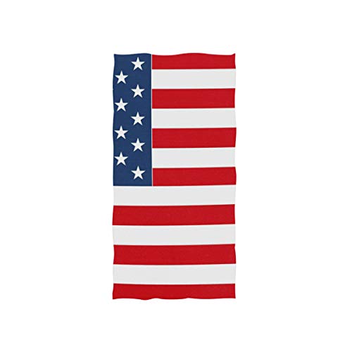 FUNNYY Lustiges Handtuch mit USA-Flagge, sehr saugfähig, sehr saugfähig, für Fitnessstudio, Reisen, Fitnessstudio, Spa, Zuhause, Küche, Badezimmer, 76,2 x 38,1 cm von FUNNYY