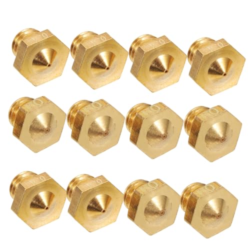 FUNOMOCYA 1 Satz 3D -Druckdüse Extruderdüse 3d Drucker Extruder-Düsen-Set 3D-Druckerdüse 3D-Druckerteile Hotend-Düse Düse 0,4 mm Zubehör für 3d-Drucker 3d drucker zubehör Messing von FUNOMOCYA