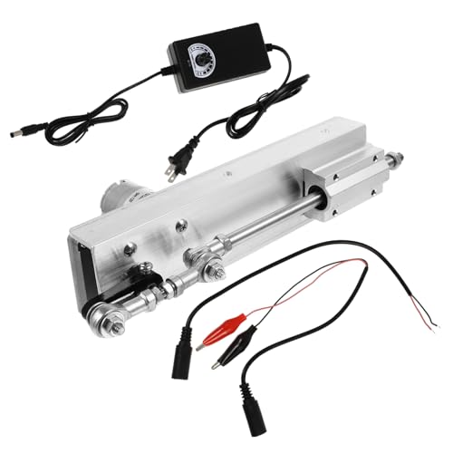 FUNOMOCYA 1 Satz Hubkolbenmotor Einstellbarer Hub Hubkolben Linearantriebe Pneumatischer Motor Lineare Bewegungsmaschinen Hubkolbenantrieb Elektrischer Antrieb Silber Kupfer von FUNOMOCYA