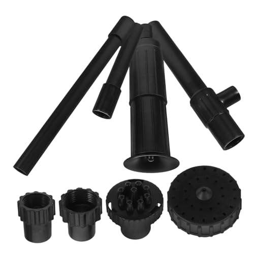 FUNOMOCYA 1 Satz Kleiner Brunnenkopf brunnenpumpe fontäne gartenpumpe Sprinkler wasserdüse Aquarium Wasserflaschenpumpe Wechsel der Springbrunnenspritze Springbrunnen Sprühkopf Plastik Black von FUNOMOCYA