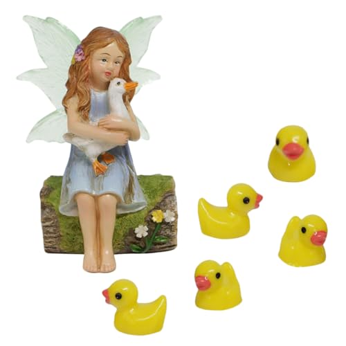 FUNOMOCYA Lebendige Harzfigur Nachtlicht Flügel Statue Für Wohnkultur Babygeschenk von FUNOMOCYA