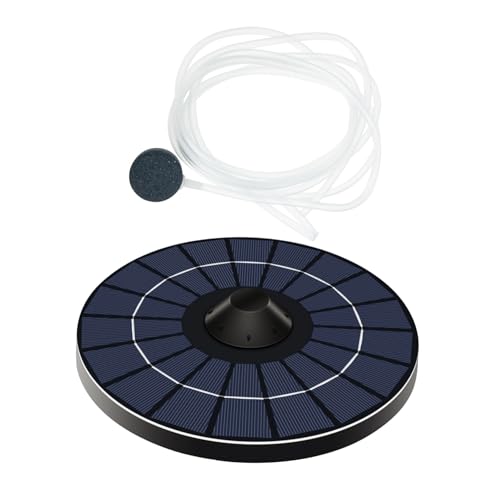 FUNOMOCYA 1 Satz Solarbetriebene Teichpumpe mit Sauerstofffunktion Floating Oxygen Pump für Teiche und Aquarien Leise und Langlebig für Angler und Fischliebhaber von FUNOMOCYA
