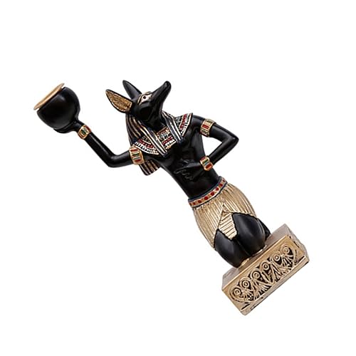 FUNOMOCYA 1 Stück Anubis Katzen Kerzenhalter im Antiken Ägypten Resin Tischdekoration Eleganter Kerzenständer für Wohnzimmer und Büro für Katzenliebhaber FUNOMOCYA 1 Stück Anubis Katzen Kerzenhalter im Antiken Ägypten Resin Tischdekoration Eleganter Kerzenständer für Wohnzimmer und Büro für Katzenliebhaber von FUNOMOCYA