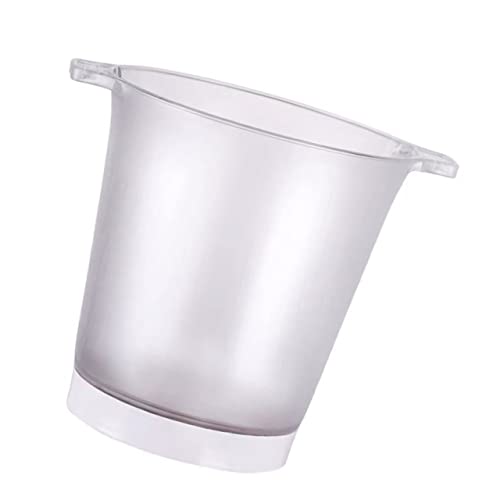 FUNOMOCYA 1 Stück Eis Bucket mit LED Lichtern Rund Tragbar für Bars und Ktv Hochwertiger Weinkühler Bierkühler aus Hautfreundlichem Material Kratzfest und Langlebig von FUNOMOCYA