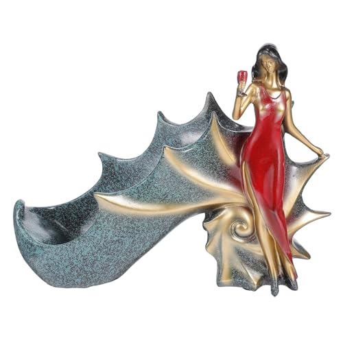 FUNOMOCYA 1 Stück Kreativer Resin Flaschenhalter Mädchenform Eleganter Weinflaschenständer für Stilvolle Weinaufbewahrung und Dekoration für Zuhause und Weingeschenke FUNOMOCYA 1 Stück Kreativer Resin Flaschenhalter Mädchenform Eleganter Weinflaschenständer für Stilvolle Weinaufbewahrung und Dekoration für Zuhause und Weingeschenke von FUNOMOCYA