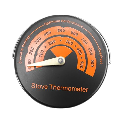 FUNOMOCYA 1 Stück Magnetisches Kaminofen Thermometer Präziser Temperaturmesser für Pelletöfen und Backöfen Hochtemperaturbeständig Einfache Montage ohne Kleber FUNOMOCYA 1 Stück Magnetisches Kaminofen Thermometer Präziser Temperaturmesser für Pelletöfen und Backöfen Hochtemperaturbeständig Einfache Montage ohne Kleber von FUNOMOCYA