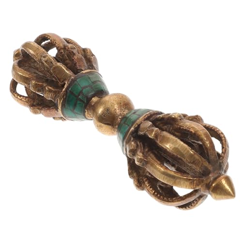 FUNOMOCYA 1 Stück Nepal Kupfer Vajra Stößel Handgefertigte Dekoration für Zuhause und Büro Dorje Stößel mit Einzigartigem Design für Sammler und Religiöse Wohnkultur von FUNOMOCYA