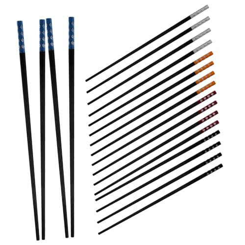 FUNOMOCYA 10 Paare Wiederverwendbare Essstäbchen aus Legierung Robuste und Hitzebeständige Haushaltsstäbchen für Hause FUNOMOCYA 10 Paare Wiederverwendbare Essstäbchen aus Legierung Robuste und Hitzebeständige Haushaltsstäbchen für Hause von FUNOMOCYA