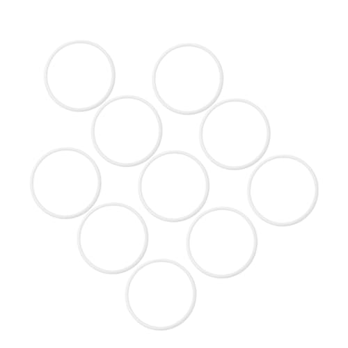 FUNOMOCYA 10 Stück DIY Kunststoff Ringe für Hochzeit Bastelprojekte Große Runde Hoops für Wreath Circle Zubehör für Kreative Dekorationen FUNOMOCYA 10 Stück DIY Kunststoff Ringe für Hochzeit Bastelprojekte Große Runde Hoops für Wreath Circle Zubehör für Kreative Dekorationen von FUNOMOCYA