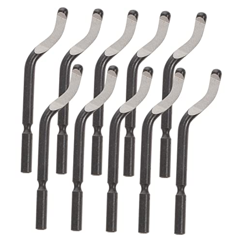 FUNOMOCYA 10 Stück Entgratklinge Cutter Schneiden Entfernung Klingen Rotation Werkzeug Handdebring -tool Rotary Tool Accessoires Kit Entgratbohrer Debur -tool Schwarz M2 FUNOMOCYA 10 Stück Entgratklinge Cutter Schneiden Entfernung Klingen Rotation Werkzeug Handdebring -tool Rotary Tool Accessoires Kit Entgratbohrer Debur -tool Schwarz M2 von FUNOMOCYA