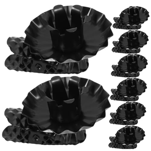 FUNOMOCYA 10 Stück Weihnachtskerzenhalter Aus Metall Weihnachtsbaum-kerzenhalter-Clips Flacher Boden Kerzenhalter-Clip Verzierungen Für Die Inneneinrichtung von FUNOMOCYA