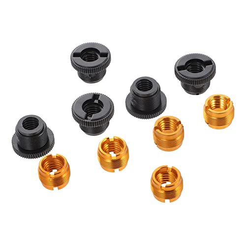 FUNOMOCYA 10 Stück Mikrofonständer Adapter Teiliges aus Weiblich Männlich Leicht und Langlebig Kompatibel mit Mikrofonarmen und Stativen Rutschfeste Oberfläche für Sicheren Halt FUNOMOCYA 10 Stück Mikrofonständer Adapter Teiliges aus Weiblich Männlich Leicht und Langlebig Kompatibel mit Mikrofonarmen und Stativen Rutschfeste Oberfläche für Sicheren Halt von FUNOMOCYA