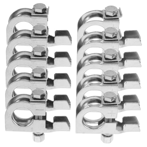 FUNOMOCYA 10 Stück Teiliges Batterie-anschlussklemmen- Langlebige Farbcodierte Batterieklemmen mit Hoher Leitfähigkeit Schnelle Montage Stabile Verbindung für Auto Boot Lkw Wohnmobil FUNOMOCYA 10 Stück Teiliges Batterie-anschlussklemmen- Langlebige Farbcodierte Batterieklemmen mit Hoher Leitfähigkeit Schnelle Montage Stabile Verbindung für Auto Boot Lkw Wohnmobil von FUNOMOCYA