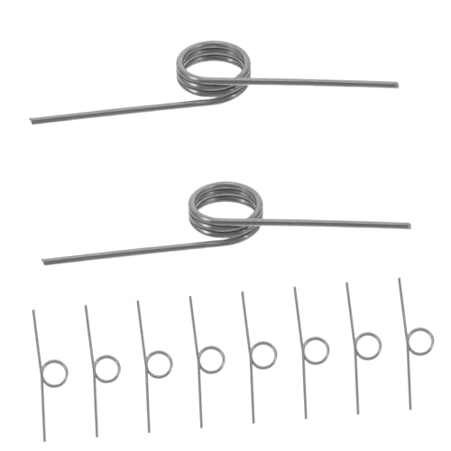 FUNOMOCYA 10 Stück Teiliges Kleine Torsionsfedern aus Verschleißfestem Material für Mülleimer mit Klappdeckel Elastisch und Robust Einfache Montage ohne Werkzeug zur Reparatur und Ersatz von FUNOMOCYA