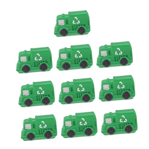 FUNOMOCYA 10 Stück Teiliges Miniatur Müllwagen Kreative DIY Mikro-Set Zubehör Kleine Landschaftsfahrzeuge für Puppenhaus Büro Partydekoration Kompakte Miniaturmodelle FUNOMOCYA 10 Stück Teiliges Miniatur Müllwagen Kreative DIY Mikro-Set Zubehör Kleine Landschaftsfahrzeuge für Puppenhaus Büro Partydekoration Kompakte Miniaturmodelle von FUNOMOCYA
