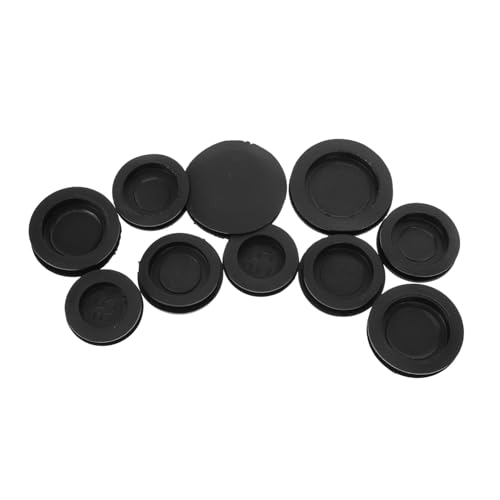 FUNOMOCYA 10 Stück Teiliges Piggy Bank Stopper aus Schwarzem Weichem Gummi Runde Münzbox Verschlüsse Vielseitige Dichtung für Geldsparbüchsen Schützt vor Schmutz und Feuchtigkeit für von FUNOMOCYA