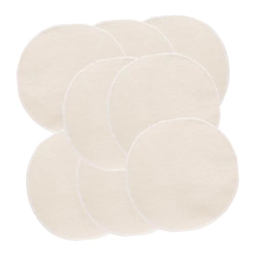 FUNOMOCYA 10 Stück Teiliges Reines Baumwoll dämpfertuch Wiederverwendbar Antihaftbeschichtet Hitzebeständig Rundes Dämpfer Gedämpfte Brötchen Knödel und Dim Sum Geeignet für von FUNOMOCYA