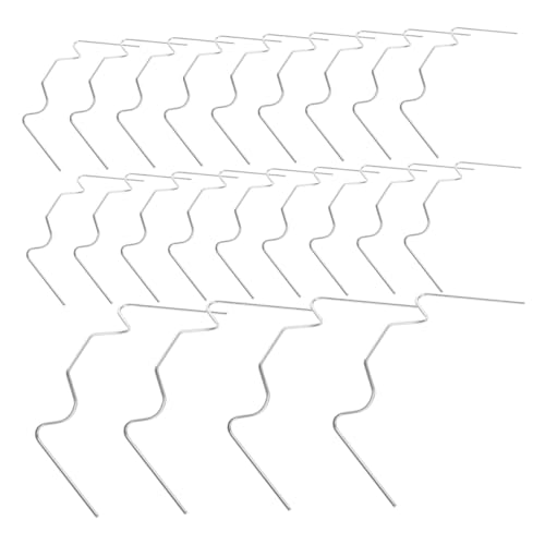FUNOMOCYA 100 Stück Gewächshaus Reparaturset Glasplatten Clips mit Draht zur Sicheren Befestigung und Windschutz für Gewächshausverglasungen von FUNOMOCYA