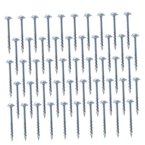 FUNOMOCYA 100 Stück Holzbearbeitungs schrauben Selbstschneidend mit Halbem Gewinde Grobem Profil und Quadratischem Schlitz Verzinkte Oblique Hole Verbindungsschrauben für Möbelbau FUNOMOCYA 100 Stück Holzbearbeitungs schrauben Selbstschneidend mit Halbem Gewinde Grobem Profil und Quadratischem Schlitz Verzinkte Oblique Hole Verbindungsschrauben für Möbelbau von FUNOMOCYA