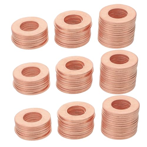 FUNOMOCYA 100 Stück Teiliges Dent Puller Ring aus Hochwertigem Material Präzise Gefertigte Karosserie Reparatur Unterlegscheiben für Autokarosserie Ausbeulwerkzeug Einfach zu Bedienen von FUNOMOCYA