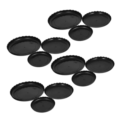 FUNOMOCYA 12 Stück Pflanzen Blumentopf Tablett Bonsai Topf Untersetzer Wassertablett Untersetzer Für Blumentöpfe Topfpflanzen Pflanzgefäße von FUNOMOCYA
